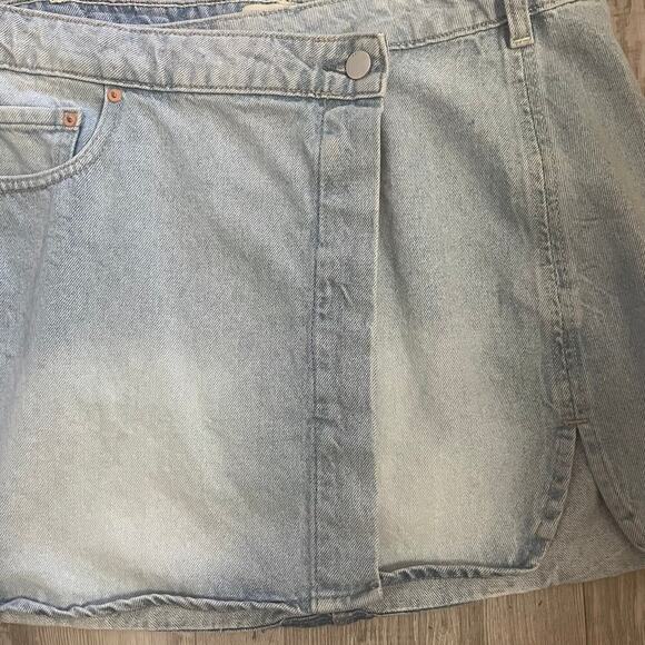 DL1961 Andi Wrap Mini Skirt Sz 30 - Picture 15 of 16